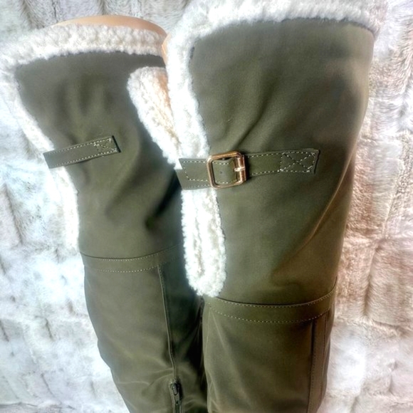 Mata Love Circle Over The Knee High Heel Boots - Picture 4 of 7